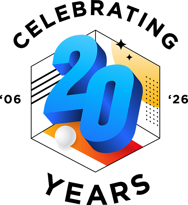 Celebrating 20 years, 2006 to 2026